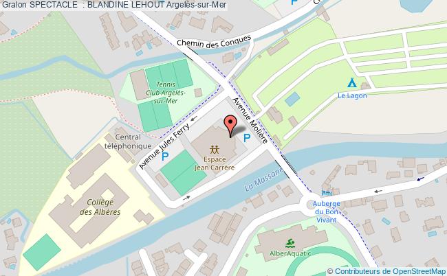 plan Spectacle  : Blandine Lehout Argelès-sur-Mer