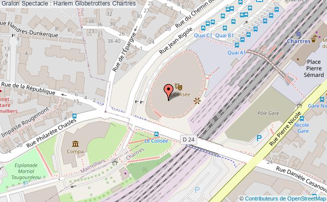 plan Spectacle : Harlem Globetrotters Chartres