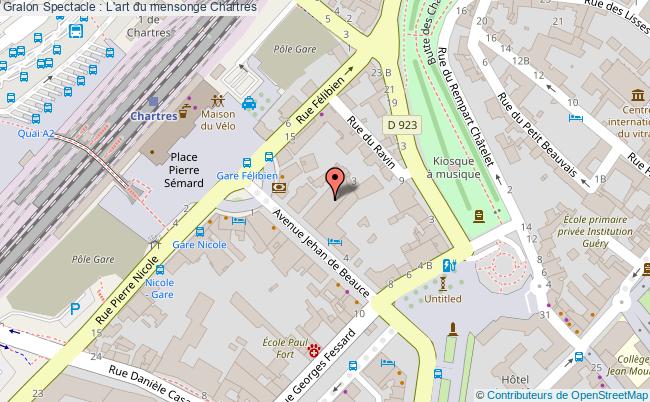 plan Spectacle : L'art Du Mensonge Chartres