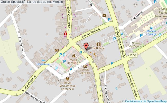 plan Spectacle : La Rue Des Autres Monein