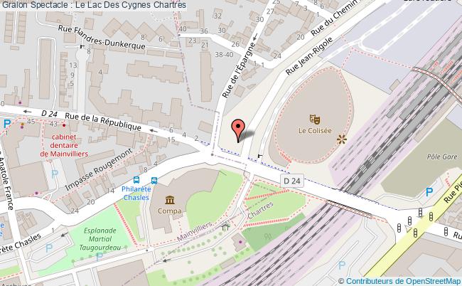 plan Spectacle : Le Lac Des Cygnes Chartres