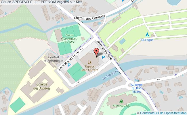 plan Spectacle : Le Prenom Argelès-sur-Mer