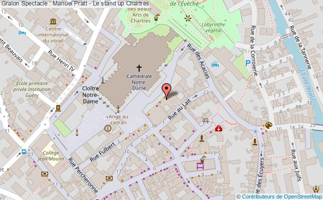 plan Spectacle : Manuel Pratt - Le Stand Up Chartres