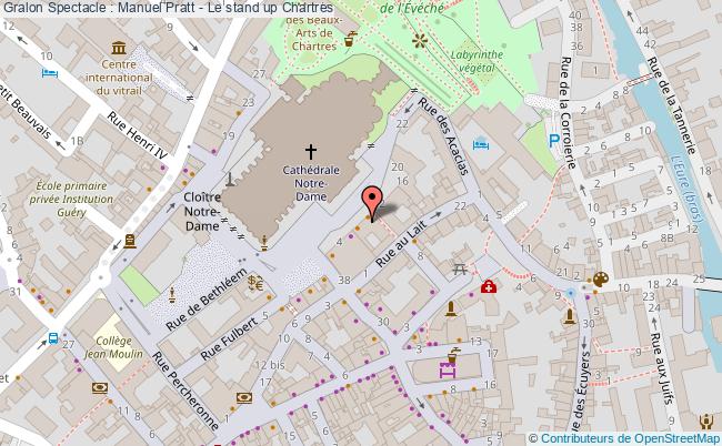 plan Spectacle : Manuel Pratt - Le Stand Up Chartres