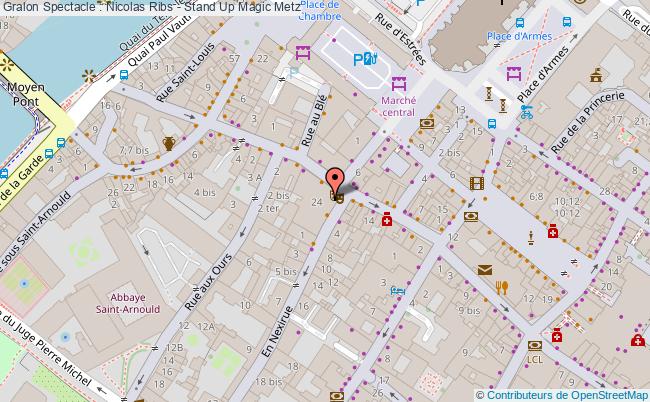 plan Spectacle : Nicolas Ribs - Stand Up Magic Metz