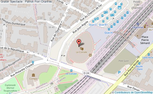 plan Spectacle : Patrick Fiori Chartres