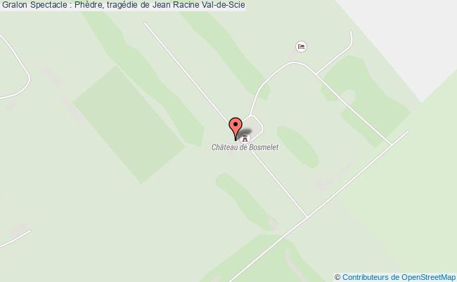 plan Spectacle : Phèdre, Tragédie De Jean Racine Longueville-sur-Scie