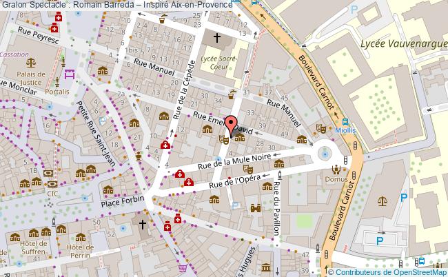 plan Spectacle : Romain Barreda – Inspiré Aix en Provence