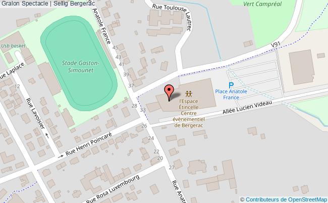 plan Spectacle | Sellig Bergerac