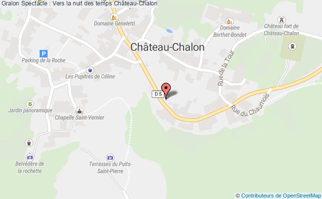 plan Spectacle : Vers La Nuit Des Temps Château-Chalon