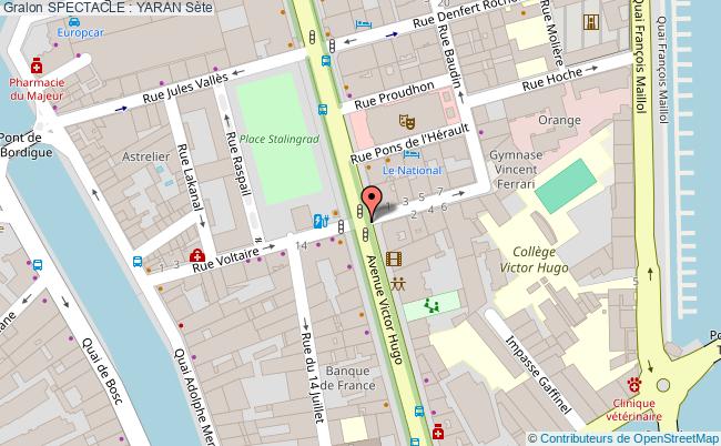 plan Spectacle : Yaran Sète