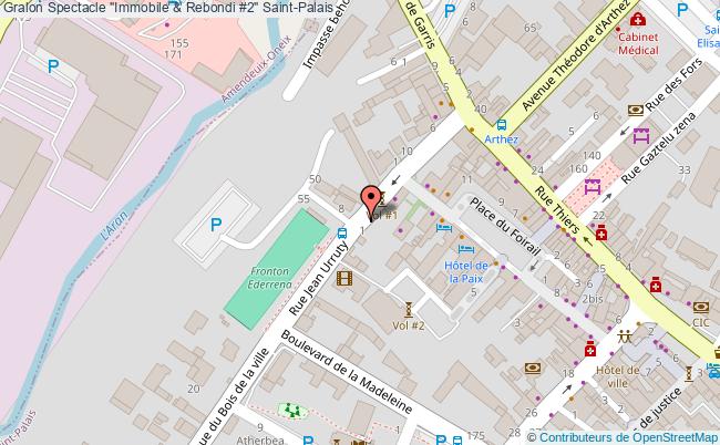 plan Spectacle "immobile & Rebondi #2" Saint-Palais