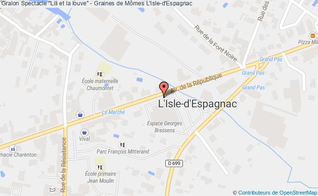plan Spectacle "lili Et La Louve" - Graines De Mômes L'Isle-d'Espagnac