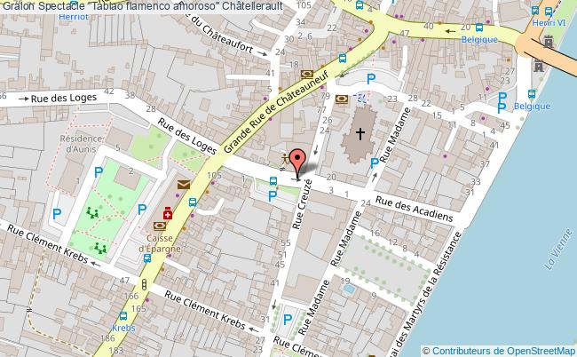 plan Spectacle "tablao Flamenco Amoroso" Châtellerault