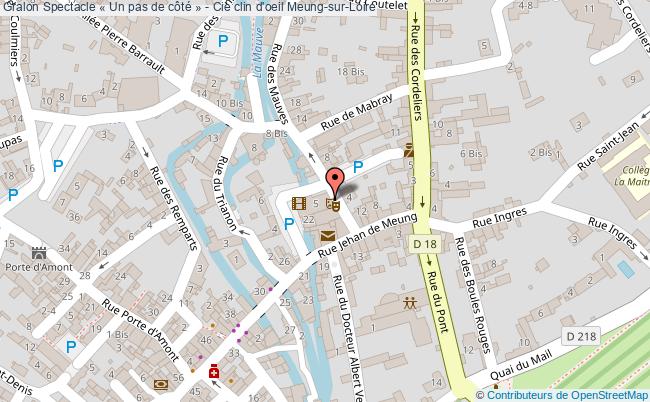 plan Spectacle « Un Pas De Côté » - Cie Clin D'oeil Meung-sur-Loire