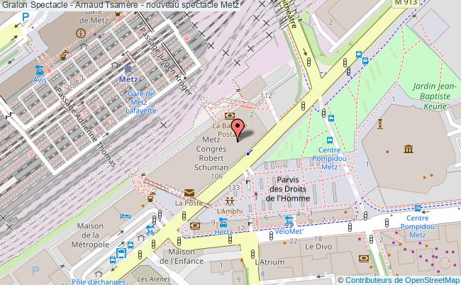 plan Spectacle - Arnaud Tsamère - Nouveau Spectacle Metz