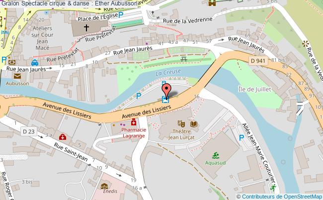 plan Spectacle Cirque & Danse : Éther Aubusson