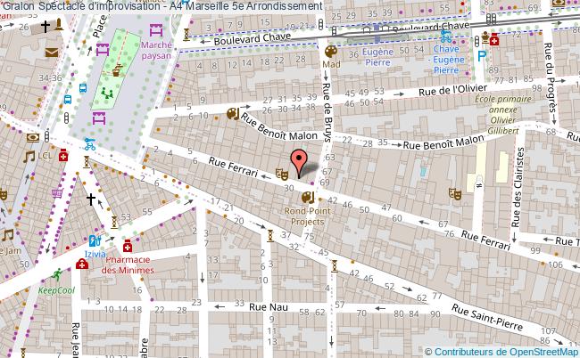 plan Spectacle D'improvisation - A4 Marseille