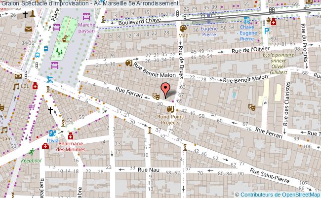 plan Spectacle D'improvisation - A4 Marseille