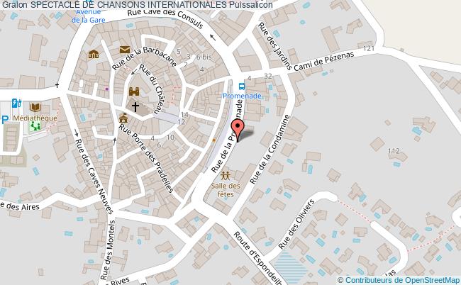 plan Spectacle De Chansons Internationales Puissalicon