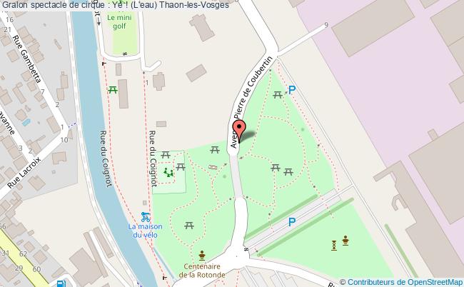 plan Spectacle De Cirque : Yé ! (l'eau) Thaon-les-Vosges