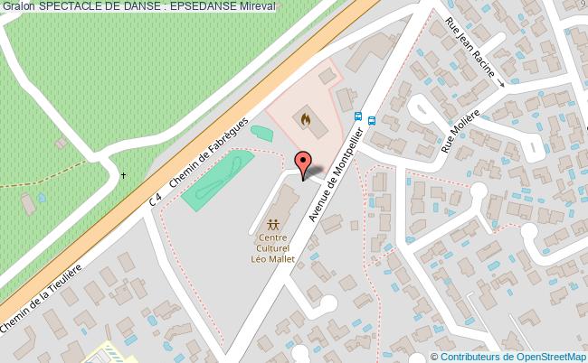 plan Spectacle De Danse : Epsedanse Mireval