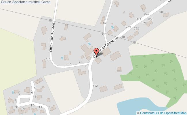 plan Spectacle Musical Came