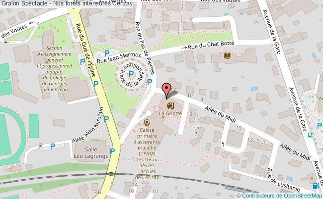 plan Spectacle - Nos Forêts Intérieures Cerizay