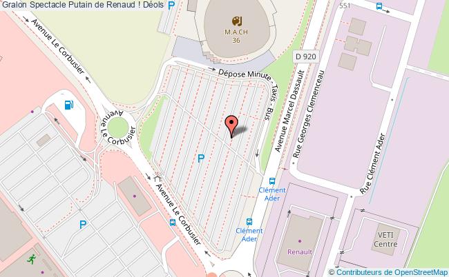 plan Spectacle Putain De Renaud ! Déols