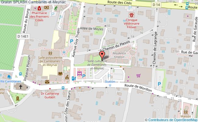 plan Splash Camblanes-et-Meynac