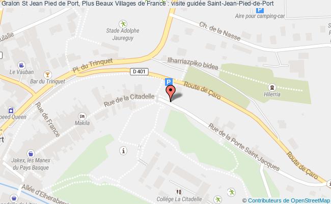 plan St Jean Pied De Port, Plus Beaux Villages De France : Visite Guidée Saint-Jean-Pied-de-Port
