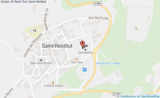 plan St-restitour Saint-Restitut