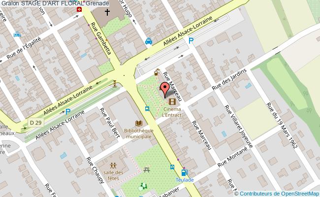 plan Stage D'art Floral Grenade