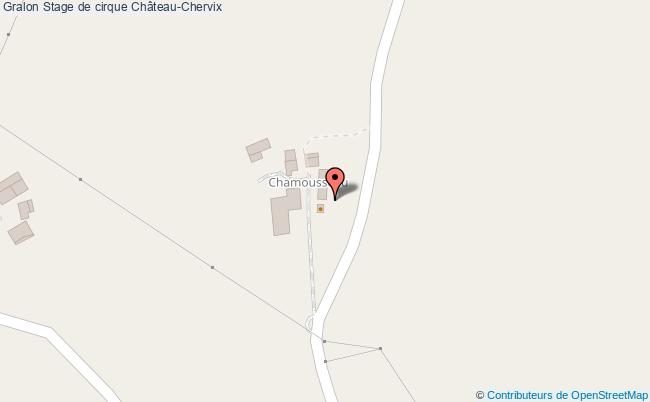 plan Stage De Cirque Château-Chervix