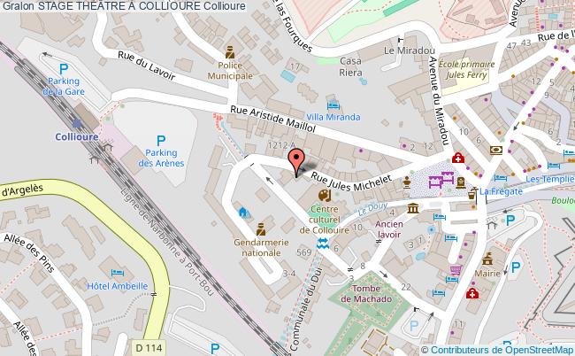 plan Stage De ThÉÂtre À Collioure Collioure