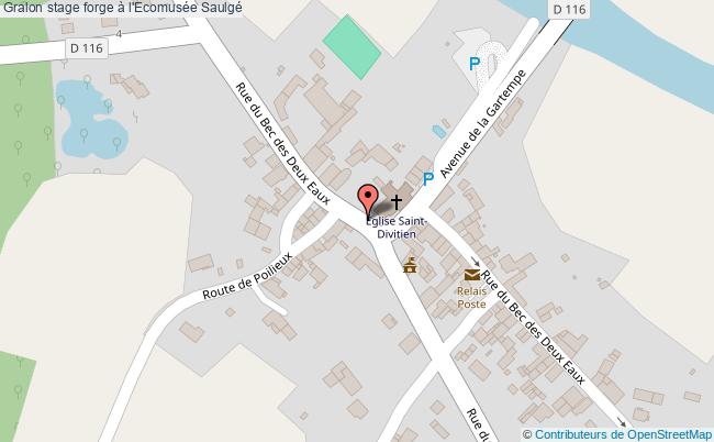 plan Stage Forge à L'ecomusée Saulgé