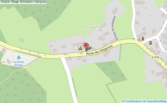 plan Stage Formation Clergoux