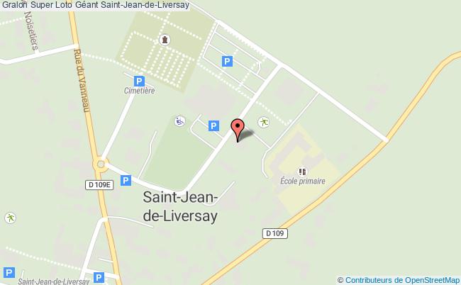 plan Super Loto Géant Saint-Jean-de-Liversay