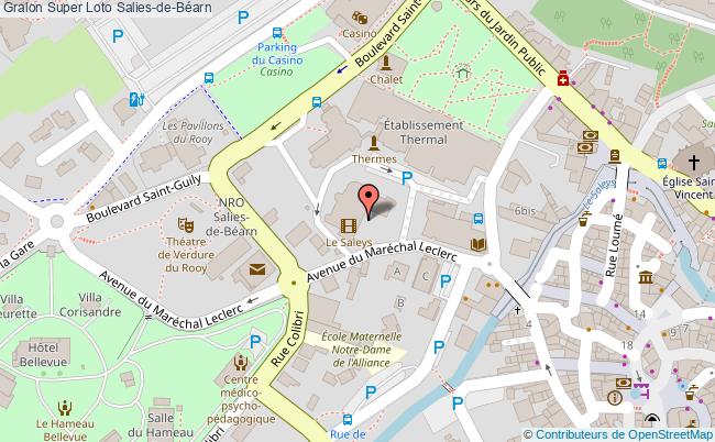 plan Super Loto Salies-de-Béarn