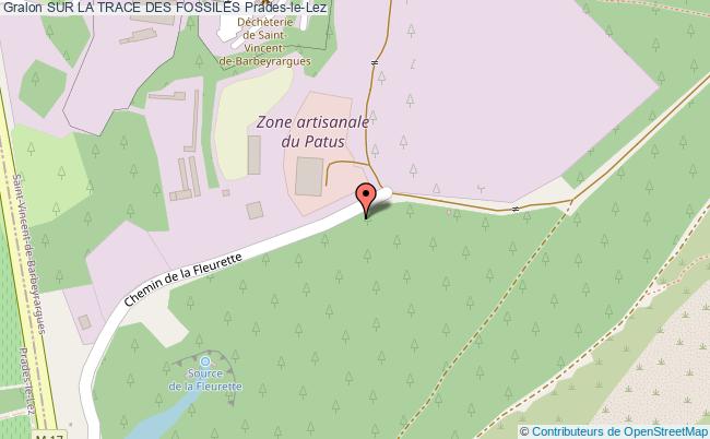 plan Sur La Trace Des Fossiles Prades-le-Lez