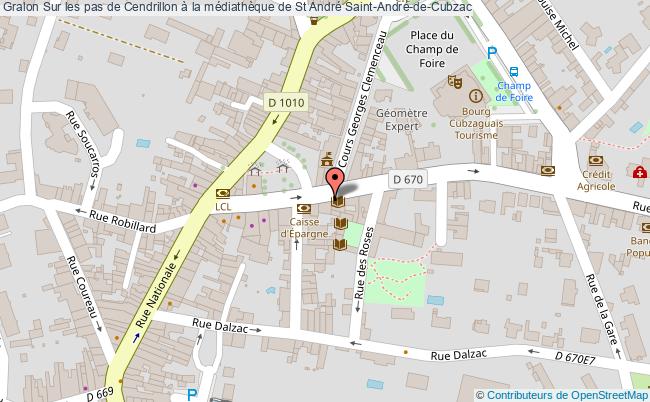 plan Sur Les Pas De Cendrillon à La Médiathèque De St André Saint-André-de-Cubzac