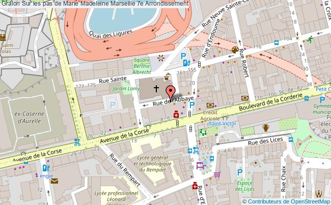 plan Sur Les Pas De Marie Madeleine Marseille
