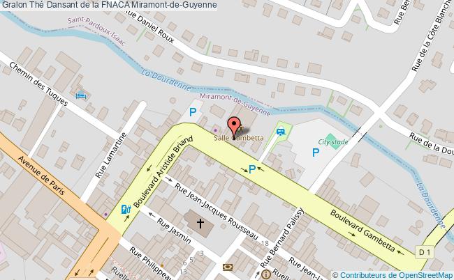 plan Thé Dansant De La Fnaca Miramont-de-Guyenne