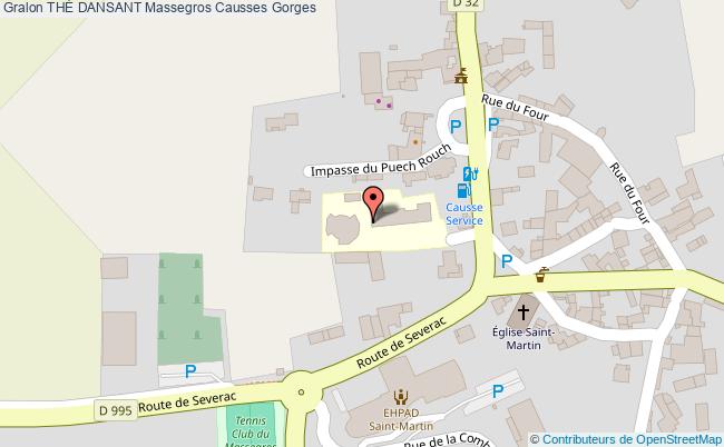 plan ThÉ Dansant Le Massegros