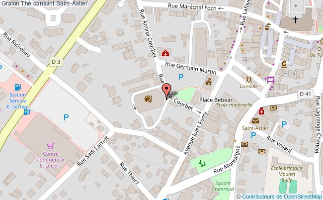 plan Thé Dansant Saint-Astier