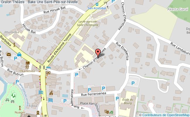 plan Théâtre : Bake Une Saint-Pée-sur-Nivelle