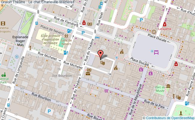 plan Théâtre : Le Chat Charleville-Mézières