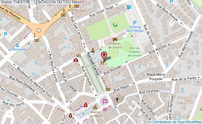 plan ThÉÂtre : Leboncoin Du Feu Mèze