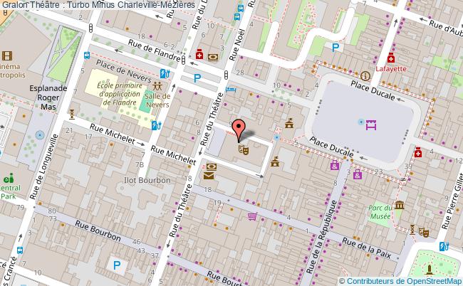 plan Théâtre : Turbo Minus Charleville-Mézières