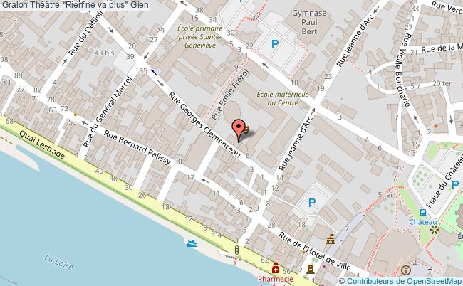 plan Théâtre "rien Ne Va Plus" Gien